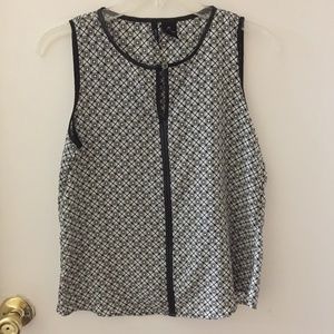 New Directions Petite Small Sleeveless Blouse PS